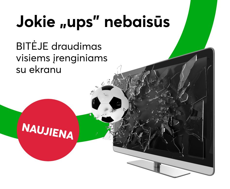 Jokie "ups" nebaisūs su BITĖS įrenginių draudimu