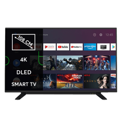 Toshiba 43" DLED UHD 4K Smart TV 43UA2063DG | BITĖ